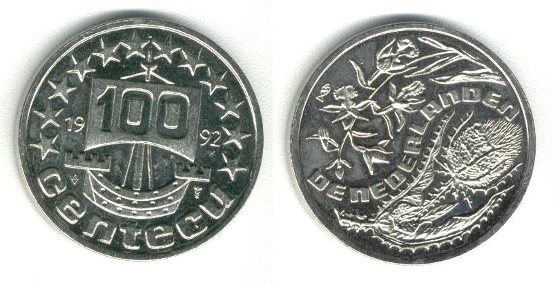 100 CentEcu 1992  