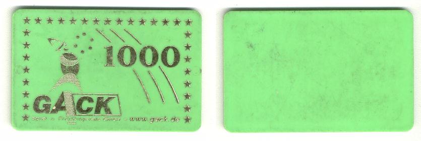 Gack 1000 Kermis Pusher  