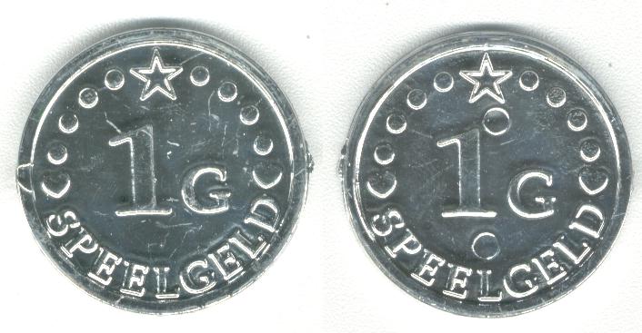 1 Gulden <a href=pa/panda.htm>Panda</a>  Speelgeld Spielgeld Playmoney 