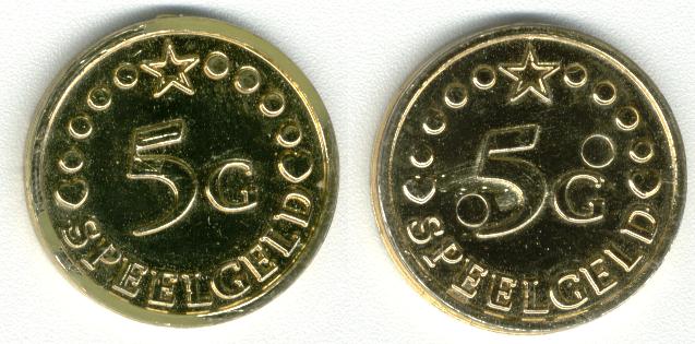 5 Gulden <a href=pa/panda.htm>Panda</a>  Speelgeld Spielgeld Playmoney 