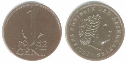 1 <a href=ce/cent.htm#1952>Cent</a> 1952  Schoolgeld Leergeld 