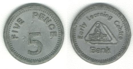 5 Pence ELC Early Learning Centre Schoolgeld Leergeld 