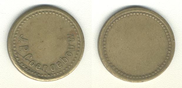 J P Coengebouw parking token parkeerpenning 