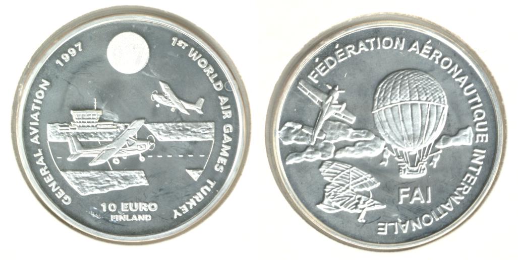10 <a href=eu/euro.htm>Euro</a> 1997 Finland - Silver  