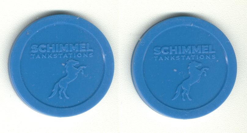 Schimmel - Son Tankstations paard - horse 