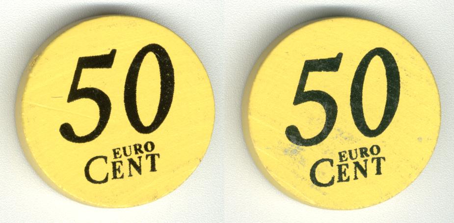 50 Euro Cent Hout  