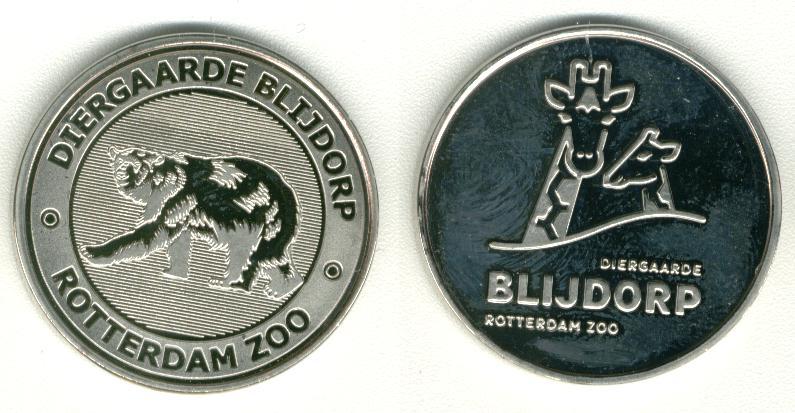 Blijdorp Rotterdam Zoo Memodaille - Heritage Coin - Diergaarde 