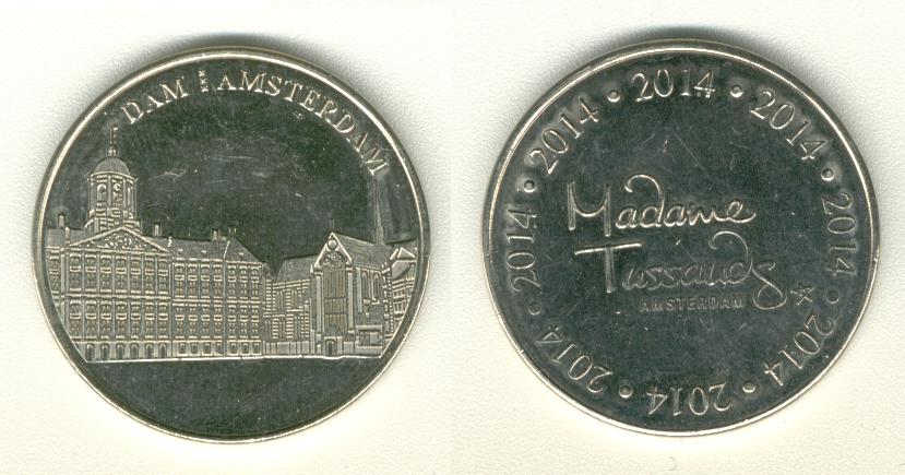 Dam Amsterdam Madam Tussauds Memodaille - Heritage Coin 