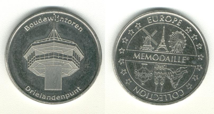 Boudewijntoren Vaals Memodaille = 16.5 mm - Heritage Coin 