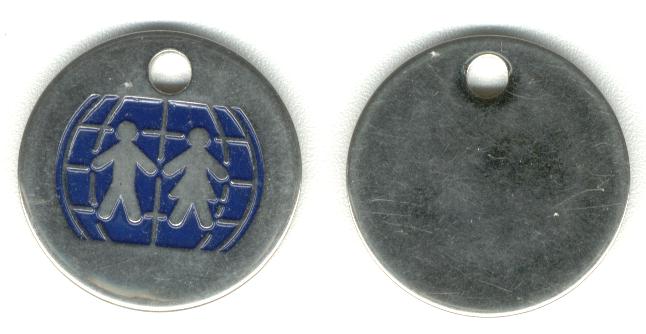 Wereld Kinderfonds Winkelwagenmuntje - Shopping Cart coin 