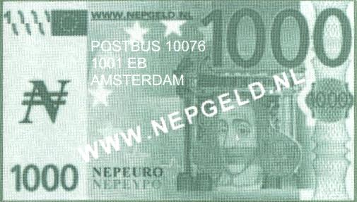 Nepgeld 1000 Nepeuro  