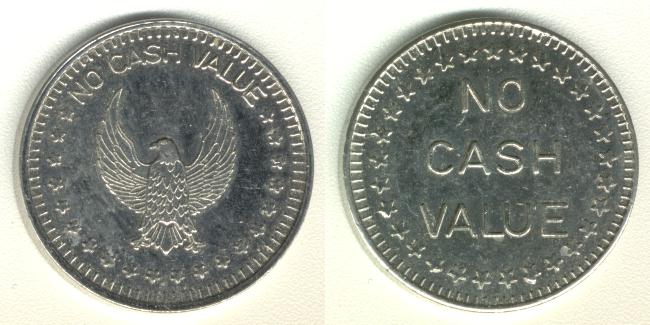No Cash Value Eagle freedom054 