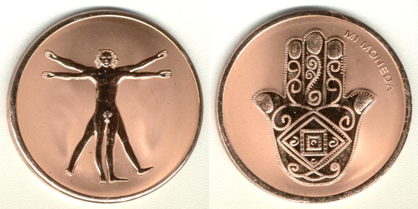 Mi Moneda 33 mm Leonardo da Vinci 