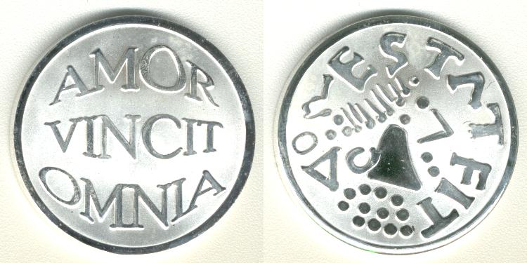 Mi Moneda 29 mm amor vincit omnia 