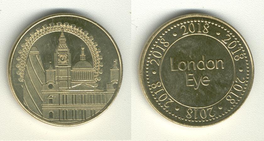 London Eye 2018 Heritage Coin National Token 