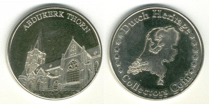 Abdijkerk Thorn Dutch Heritage Coin National Token 