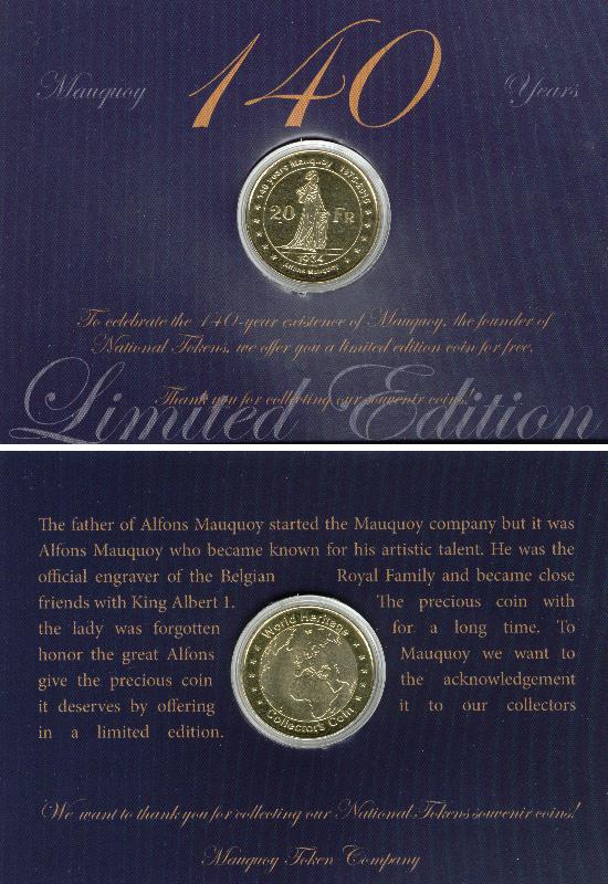 World Heritage Mauquoy 140 Years : in card 